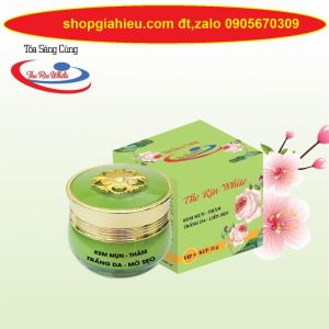 the rin white kem mụn thâm trắng da mờ sẹo vip 9 (25g mỹ phẩm ngọc ý châu