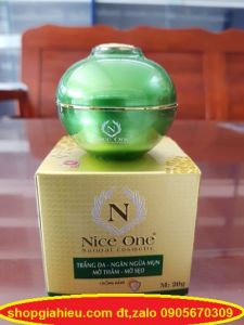 nice one kem trắng da ngăn ngừa mụn xóa thâm liền sẹo 20g mỹ phẩm linh chi