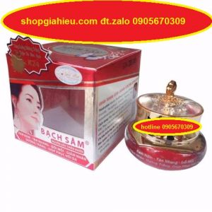 Bạch Sâm nhau thai cừu nguồn gốc thiên nhiên trẻ hóa da collagen nano 5 kem nám tàn nhang đồi mồi giảm nhăn dưỡng trắng giúp phục hồi da k24  35g