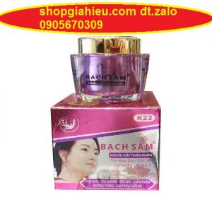 Bạch Sâm nhau thai cừu nguồn gốc thiên nhiên trẻ hóa da collagen nano 5 kem nám tàn nhang đồi mồi giảm nhăn dưỡng trắng giúp phục hồi da k22 22g