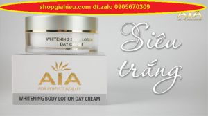 Kem dưỡng da toàn thân ban ngày Whitening Body Lotion Day Cream AIA với chiết xuất bột ngọc trai nha đam 150g