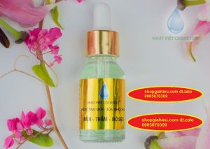 NHẬT VIỆT SERUM MỤN THÂM MỜ SẸO NGỌC TRAI ĐEN SỮA ONG CHÚA 15 ML