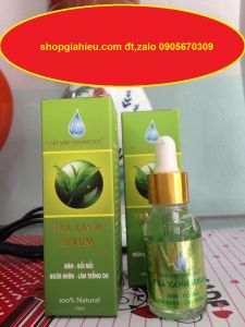 serum trị nám đồi mồi ngừa nhăn làm trắng da dưỡng chất trà xanh nhật việt cosmetics 15 ml