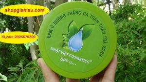 kem ủ kích trắng da toàn thân dưỡng chất trà xanh nhật việt cosmetics 150g