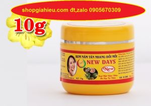 new day Kem nám tàn nhang đồi mồi 10g được chiết xuất từ Tinh dầu bưởi & bột trà xanh mỹ phẩm xuân mai