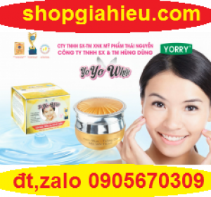 yoyo white kem mụn trắng da mờ vết thâm mỹ phẩm thái nguyễn