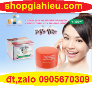 yoyo white kem dưỡng trắng da ngừa nếp nhăn phục hồi da hư mỹ phẩm thái nguyễn