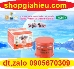 yoyo white kem mụn trắng da mờ vết thâm mỹ phẩm thái nguyễn