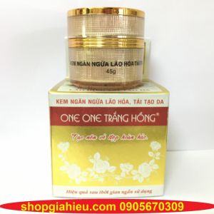 kem ngăn ngừa lão hóa tái tạo da one one trắng hồng 45g công ty nam mêkong