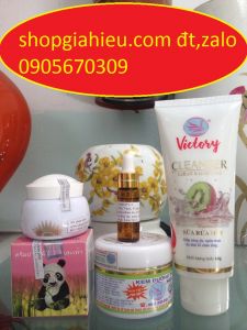 com bo bộ 4 ngày đêm kem trắng da ngọc trai victory hoa việt kết hợp serum,sữa rửa mặt hoa việt,kem con gấu hàng thái lan chính hãng giúp trắng da,trị mụn,nám,tàn nhang,đồi mồi,ngăn ngừa các sắc tố đen, chống lão hóa,tái tạo da,giữ ẩm cho da,se khít lỗ chân lông,chống lão hóa giúp da trắng hồng mịn màng,