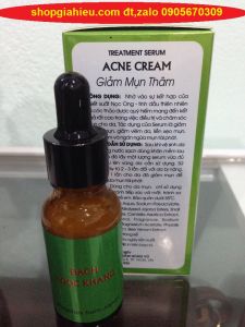 serum acne cream bạch ngoc khang giảm nhanh mụn giảm viên da,giảm nhờn liền sẹo mụn 15ml