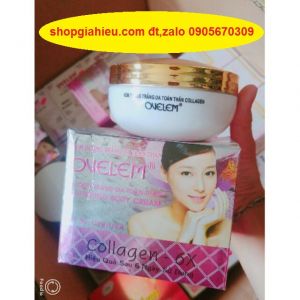 ovelem kem dưỡng trắng da toàn thân collagen 120g hiệu quả sau 6 ngày sử dụng