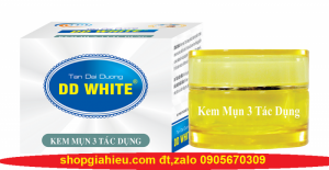 kem mụn 3 tác dụng dd white  6g tân đại dương 6g mỹ phẩm tân đại dương an toàn và chất lượng