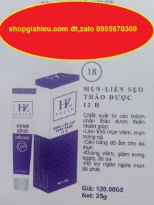 hz hezen mụn liền sẹo thảo dược 12h (25g)