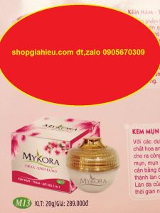 mykora hoa anh đào kem mụn thâm mờ sẹo 3 in 1 (20g)