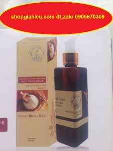 gold face sữa tắm dưỡng trắng da từ cám gạo 285 ml bảo đảm hàng chính hãng