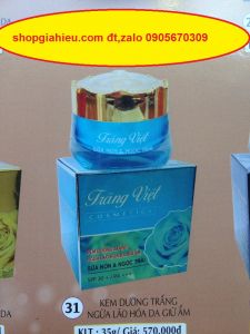 kem dưỡng trắng ngừa lão hóa da giữ ẩm 35g trăng việt