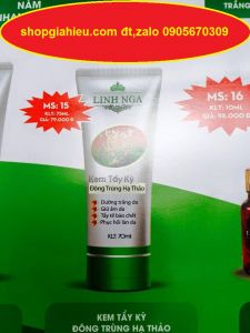 kem tẩy kỳ đông trùng hạ thảo linh nga 70 ml