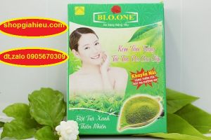 bioone kem tắm trắng tái tạo da cao cấp bột trà xanh 320g