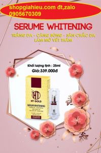 ht gold serum whitening trắng da căng bóng săn chắc da làm mờ vết thâm nám 25 ml